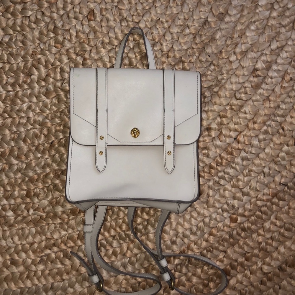 A light tan Anne Klein backpack